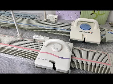 LK150 vs KX350 knitting machines!