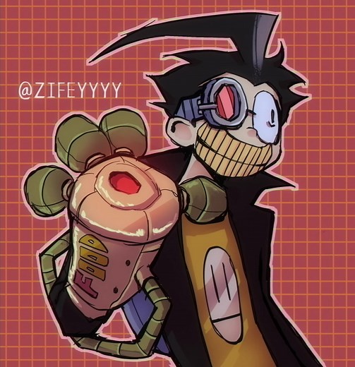 Pilot Dib Membrane Speedpaint | Invader Zim Fanart Timelapse