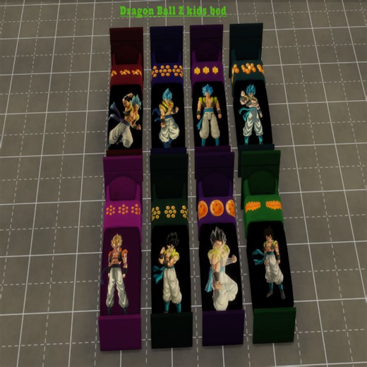 Dragon Ball Z Kids Bed by SimmerMods