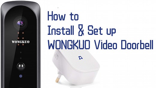 How to Install & Set up WONGKUO Video Doorbell