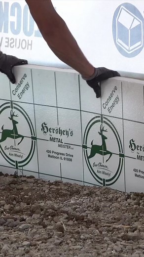 Frost protection on a post frame barndominium build. I’ve tried many different ways of digging for frost protection. The easiest this far is with a mini-x after the piers have been poured and right before framing. #frostprotection #concreteslab #insulation #hitzhalter #postframe #barndo #barndominium