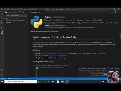 Importar script de Python en Visual Studio Code