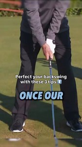 @chuck.cook.9081 breaks down the key checkpoints for a perfect backswing. Save this video for the next time you’re on the range. You’re going to start by moving your hands about a foot into the takeaway before adding your arms and wrists. From there, let your rear elbow fold into your side as your back wrist bends. When your lead arm is parallel to the ground, check that your: ✅ Elbow is in front of your body ✅ The club shaft points at the target line ✅ Belly button rotates around to the front G