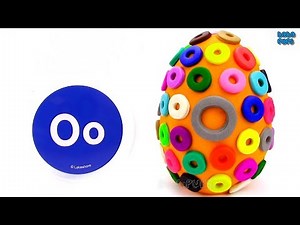 Learn-O-Letter | Spelling Words that Start with the Letter O | Surprise Egg Play Doh |Lesson 15