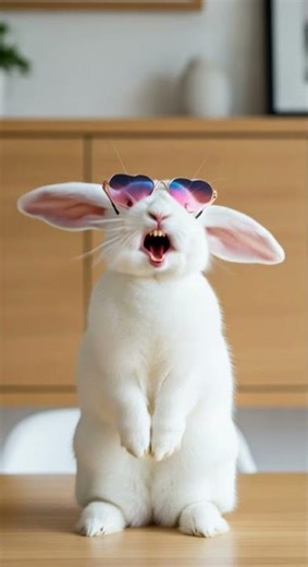 Coolest Rabbit Ever Watch This Bunny Perform Amazing Tricks #rabbit #aigenerated #pets