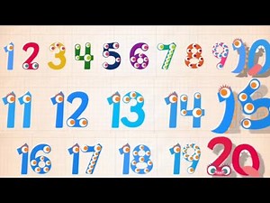 LEARNING TO COUNT 1-20 Counting learning for kids LEARN TO COUNT TO 20 Lesson for kids videos