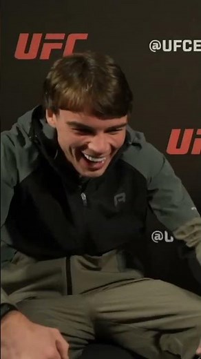 PADDY THE BADDY PIMBLETT crashes LUKE RILEY interview. UFC LONDON