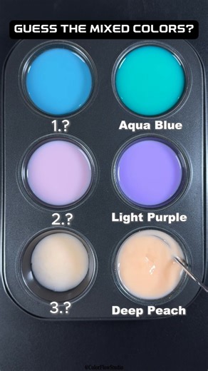 Primary Meets Perfect Mix #colormixing #paintmixing #video | Colorflow Studio