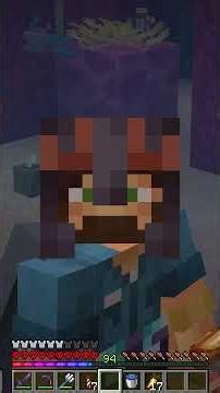 trying to catch a nautilus jockey in hardcore #minecraft #minecraftshorts #minecraftbuilding