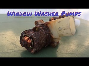 How To Replace Washer Fluid Pumps