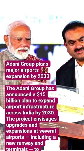 Adani Group plans major airports expansion by 2030