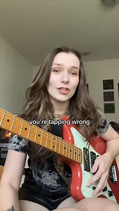 177K views · 1.9K reactions | Make your tapping game STRONG!   Trying to tap on guitar and wonder why it’s noisy or unclear? I got you! In this mini lesson, I’ll show you the common mistakes beginners make when learning how to tap… and how to fix it! #guitarlesson #guitarist #guitartutorial #guitar #learnguitar #tutorial #lesson | Elizabeth II | Facebook