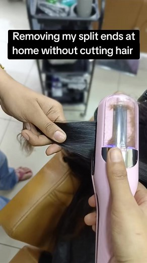 Remove Split Ends Without Cutting Hair at Home
