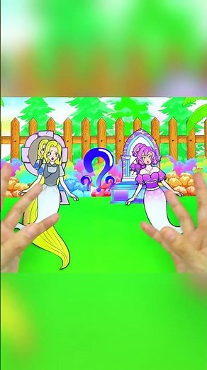 Magical Paper Doll Dress-Up ✨ | Crafty Short Video