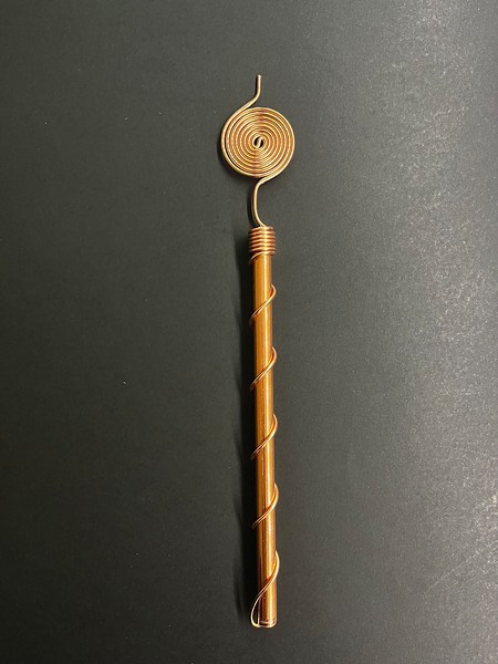 Single Tesla's Resonance Copper Spiral 369 Electroculture Antenna - Boost Plant Growth and Vitality (1 - Box - 1 Pcs.) - Etsy