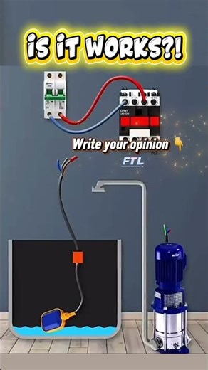 Float Switch Water Pump Control Explained | Automatic Tank Level System #part2