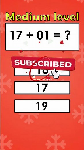 Quick Math practice