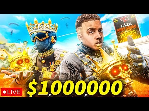 I Hosted $1,000,000 Warzone World Cup Tryouts! (FaZe Team)