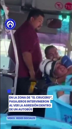 Passengers stop man who brutally beat woman on Cancun bus
