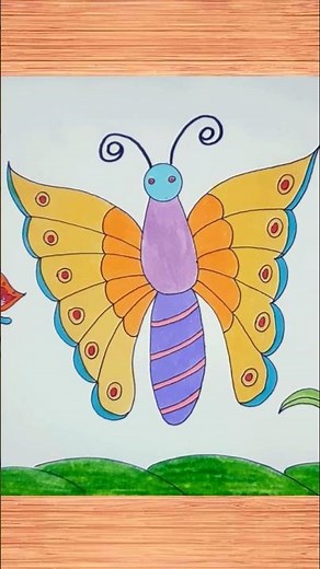 Butterfly Drawing | How to Draw Beautiful Butterfly | Step by Step Butterfly Drawing