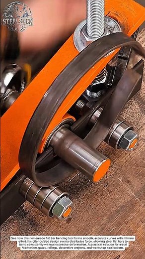 Brilliant DIY Flat Bar Bending Tool | Fast & Perfect Metal Curves