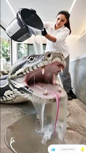 😱🐍 Snake Meets Flower – Beautiful or Dangerous? 🌸🔥