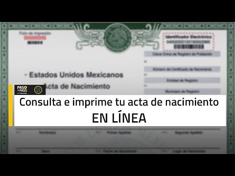 Online birth certificate: print it like this