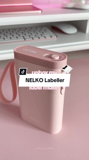 Do you ever get the urge go suddenly just reorganize your entire house? 🙋🏼‍♀️ This NELKO Portable printer is perfect for labelling all my bins and containers! It has so many different fonts, borders, and icons to customize your labels. It also has pre-made themes you csn use - just change the info and print! You can use the app on your phone or iPad and the labeller comes in so many cute colors. You can even buy different colored tape for the labels! #nelkoprint #nelkoprinter #nelkopinkprinter
