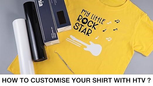 HOW TO CUSTOMISE YOUR SHIRT with HTV vinyl ROLLS? 