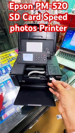Epson PM-520 SD Card Speed photos Printer#epson #service #printersupportsoftware