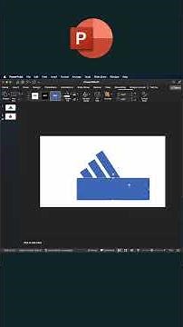 Adidas Logo Design in PowerPoint | Easy Tutorial