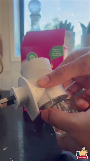 How to open & Use Air wick plug in refill/ cherry blossom ASMR #fyp #homedecor #airwick #fragrance