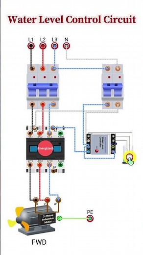 Water Level Control Circuit | Master Automatic Water Control with a Liquid Level Relay #waterpump