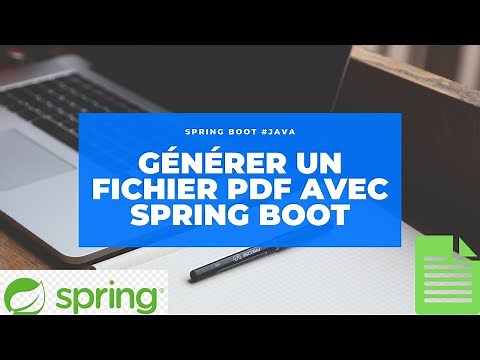 Générer un ficher pdf avec spring boot [Generate a pdf file with spring boot]