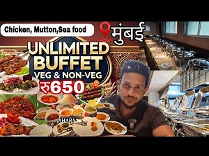 Unlimited Nonveg Veg Buffet Only 650 | Best Nonveg Buffet Near Me | Maharaja Restaurant Andheri