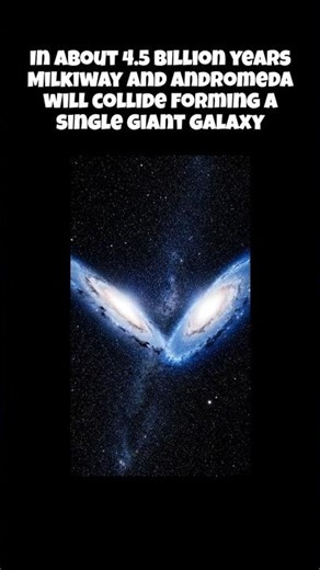 MilkiWay vs Andromeda #andromeda #milkiway #space #astronomy #galaxycollision #nasa