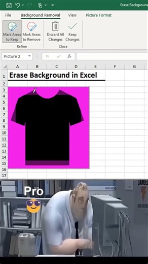 Erase Background in Excel 💯