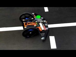 ArduRobotracer，コースログを使った速度制御走行 (Arduino line follower robot)