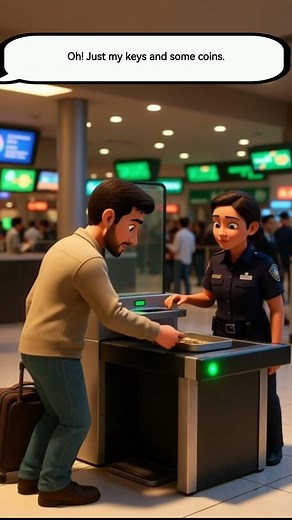 ✈️ Airport Security Checkpoint Conversation | English Speaking Practice | Travel EnglishforBeginners