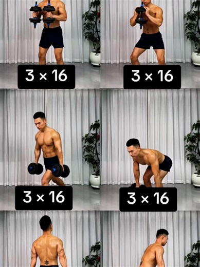 💯💪6 exercises to help you achieve firm and shapely glutes and legs #fitness #chest #muscles #dumbbells #gymmotivation