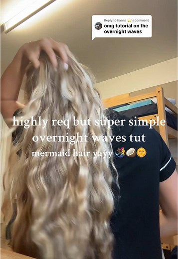 Replying to @hanna ⭐️ super simple just sleep in dutch braids lol but heres a tutorial!! 😚🩷🩷 #hairstyle #overnightwaves #heatlesshair #heatlesshairstyles #wavyhair #overnightcurls #hairtutorial #collegelife #goingouthair #athletichairstyles #soccerhairstyle #beachywaves #beachyhair #summerhairstyles #winterhair #longhair #longhairstyles #blonde #blondehair #straighthair #hairinspo #hairtok #haircare #hairroutine #fyp #viral #save #girlytok #girlhairstyle #thatgirl #itgirl #sienameyer #soccerp