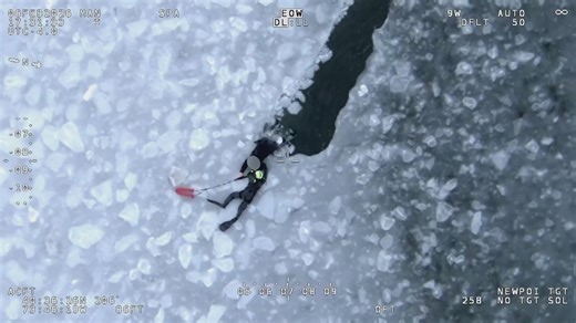 NYPD saves three people in icy water rescue