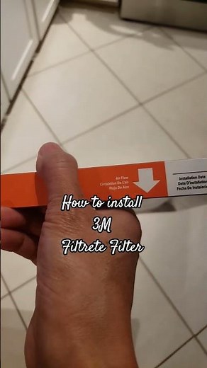 How to install Filtrete Filter #3m #filtrete #filter