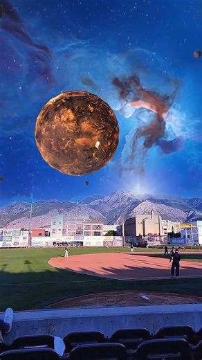 Out-of-this-World Baseball Game: A Cosmic Spectacle#CosmicBaseball #SurrealSports