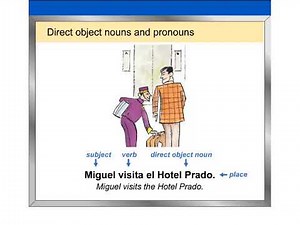 5.4. Direct object nouns and pronouns