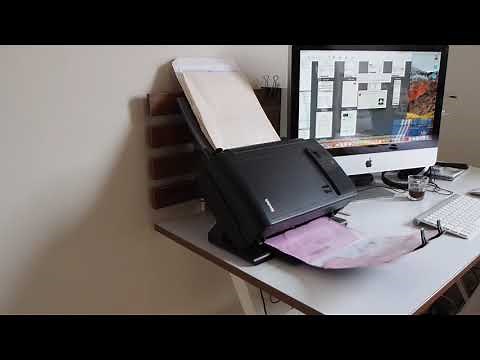 Kodak i2400 Document Scanner Video Test
