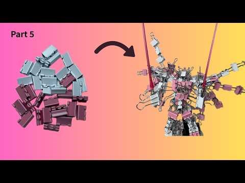How to Build Sakura Freedom Gundam with Binder Clips | Desktop Tutorial (Part 5)