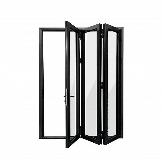 Reviews for ERIS Eris 96 in. x 80 in. Left Swing/Outswing Black Aluminum Folding Patio door | Pg 1 - The Home Depot
