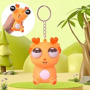 Squeeze Dragon with Pop-Out Eyes, Sensory Fidget Toys, Premium Stress Relief for Instant Anxiety Ease, Ideal Gift for Holidays, Birthdays & Celebrations