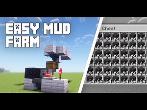 Mud Farm Minecraft - Easy to make (under 3 minutes) | Minecraft | Semi Automatic | JAVA Only
